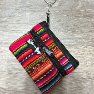 🌸 Peru souvenir purse keychain.  New